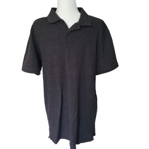Old Navy Mens Polo shirt Large/Tall Heather Charcoal